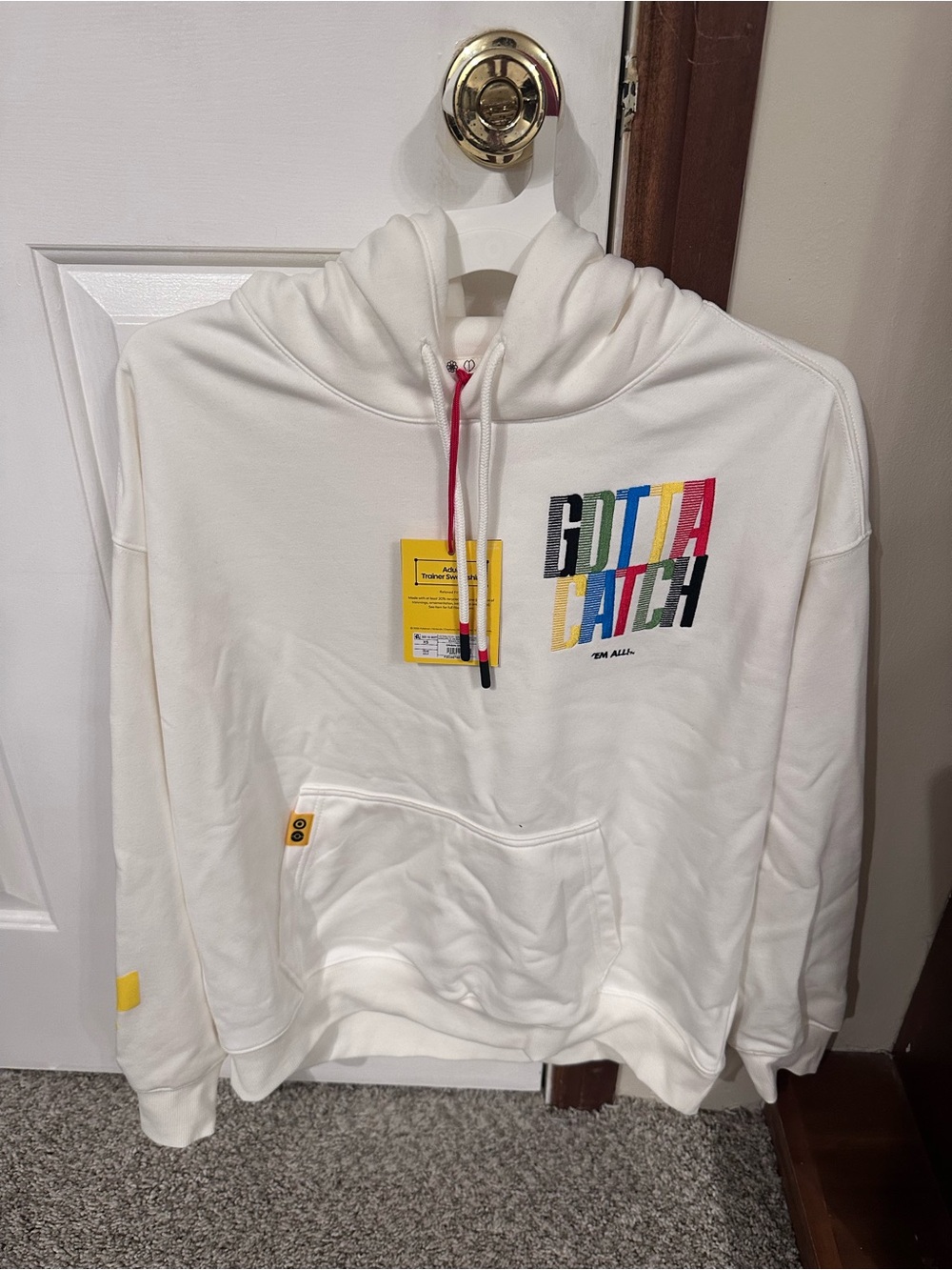 Target x Pokemon Exclusive Gotta Catch ‘em All Trainer Hoodie White XS NWT